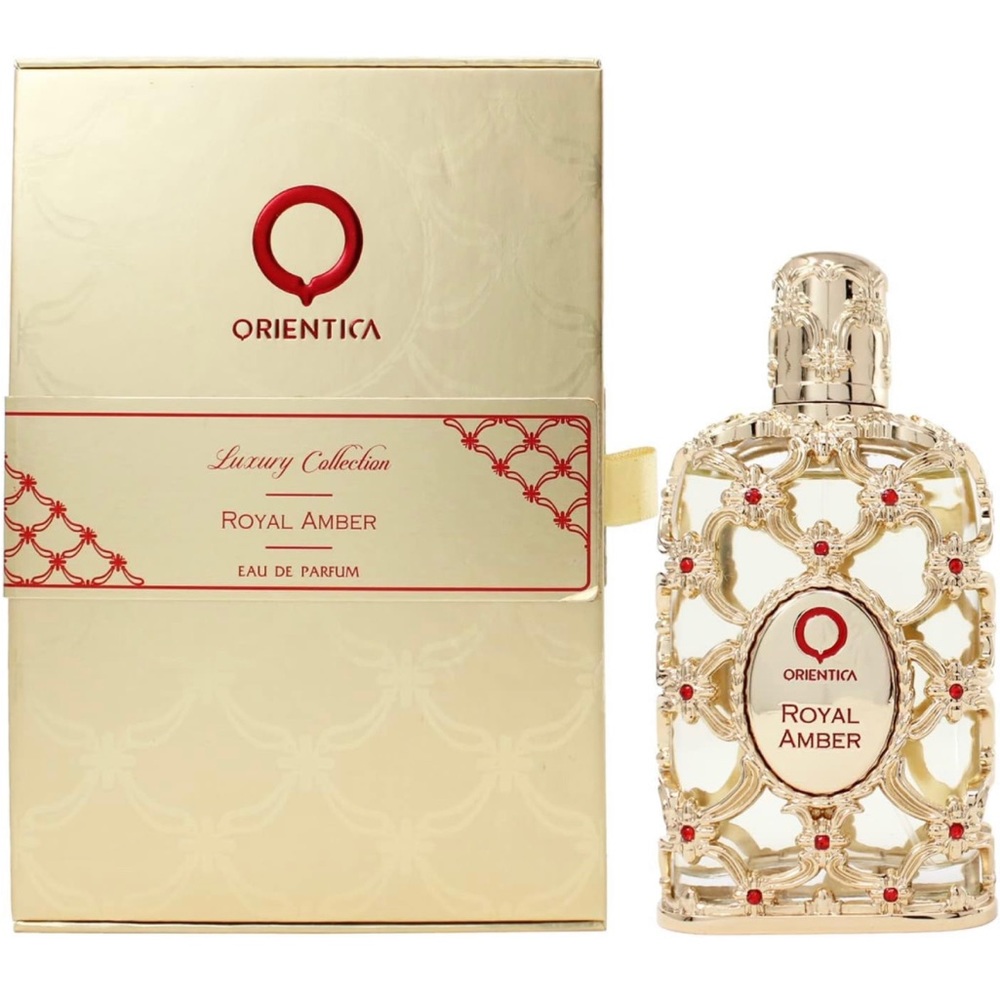 Orientica Luxury Collection Royal Amber for Unisex Eau de Parfum Spray, 2.7 Oz